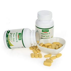 How can Zinc and Vitamin C controlled release tablet help reduce the risk of colds