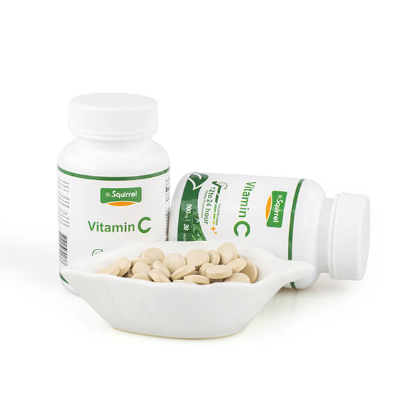Vitamin C 500 Mg 30 Tablets Timed Release Caplets 